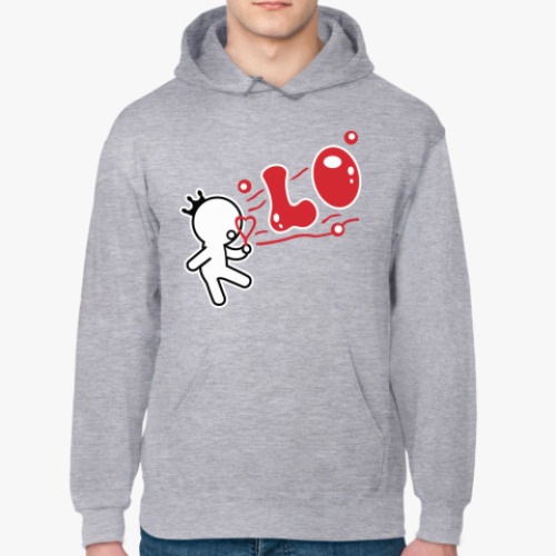 Толстовка худи с принтом Парная толстовка для влюбленны