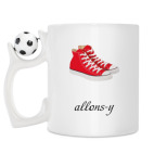 Кружка с футбольным мячиком