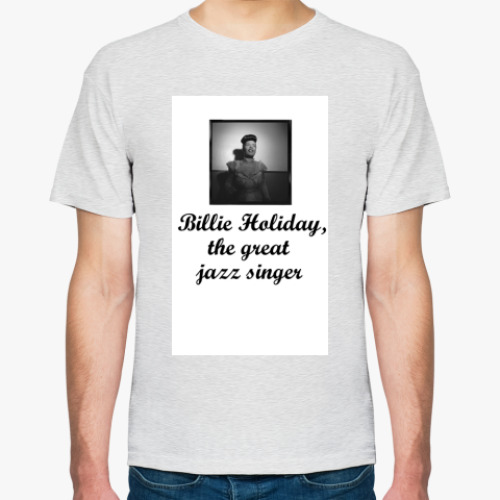 Футболка с принтом  'Билли Холидэй'