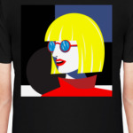 Стильная девушка в стиле поп арт