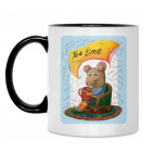 Кружка двухцветная