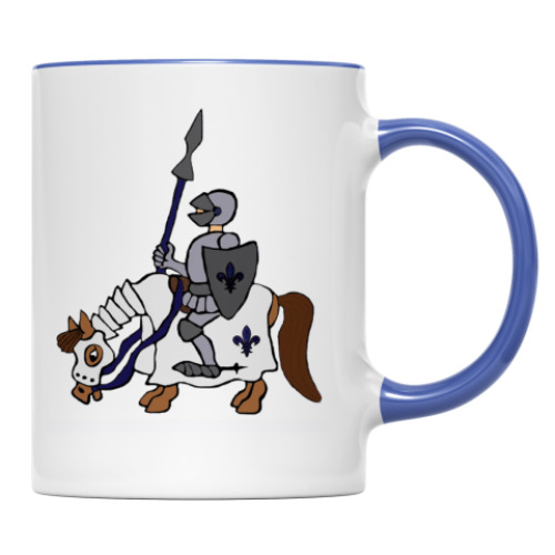 Кружка с принтом Рыцарь
