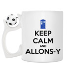 Кружка с футбольным мячиком