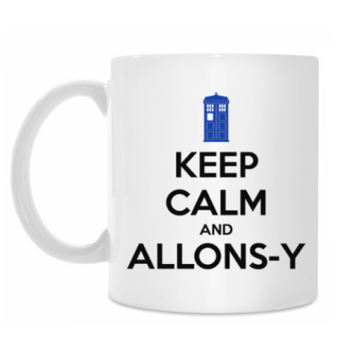 Кружка с принтом KEEP CALM and DOCTOR WHO