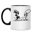 Кружка двухцветная