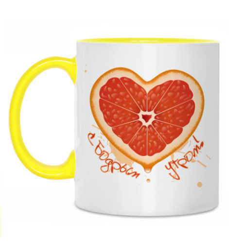 Кружка с принтом С Бодрым Утром!