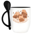 Кружка с ложкой