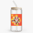 Банка с бамбуковой крышкой