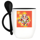 Кружка с ложкой