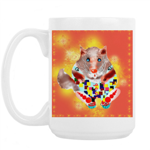 Кружка с принтом Солнечный кот
