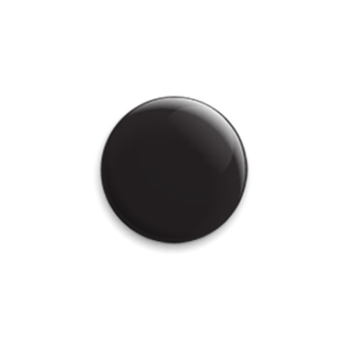 Значок 25мм с принтом «Black»