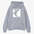 Толстовка худи оверсайз