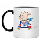 Кружка двухцветная