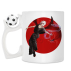 Кружка с футбольным мячиком