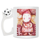 Кружка с футбольным мячиком