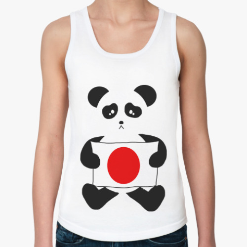 Женская майка с принтом Приюти панду
