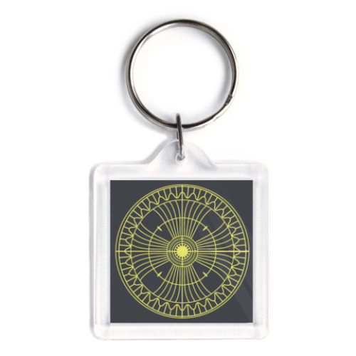 Брелок с принтом Мандала