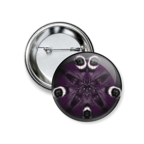 Значок 37мм с принтом Шаман