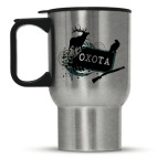 Кружка-термос металлик Охота