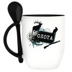 Кружка с ложкой