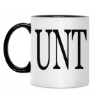 Двухцветная кружка CUNT