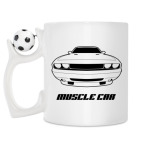 Кружка с футбольным мячиком