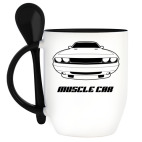 Кружка с ложкой