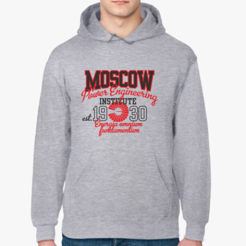 Толстовка худи с принтом МЭИ НИУ ТУ