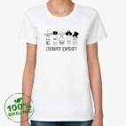 Женская футболка органик