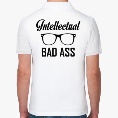 Рубашка поло с принтом Intellectual Badass