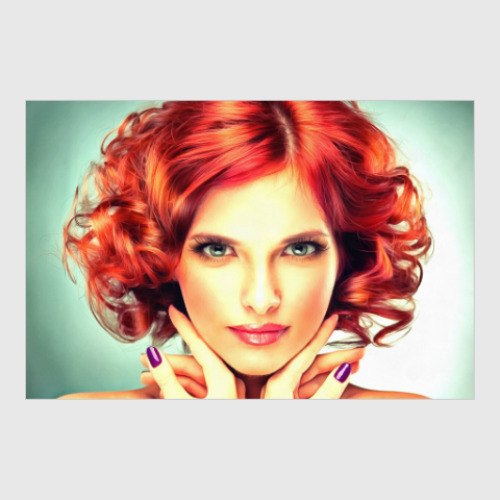 Постер с принтом Модель