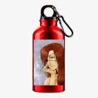 Металлическая бутылка 400 мл UV-DTF