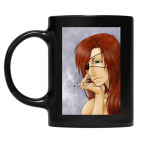 Кружка цветная UV-DTF