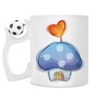 Кружка с футбольным мячиком