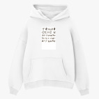 Толстовка худи оверсайз