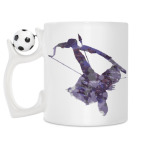 Кружка с футбольным мячиком