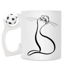Кружка с футбольным мячиком