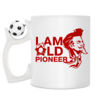 Кружка с футбольным мячиком