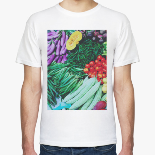 Футболка с принтом Vegetables