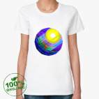 Женская футболка органик