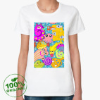 Женская футболка органик