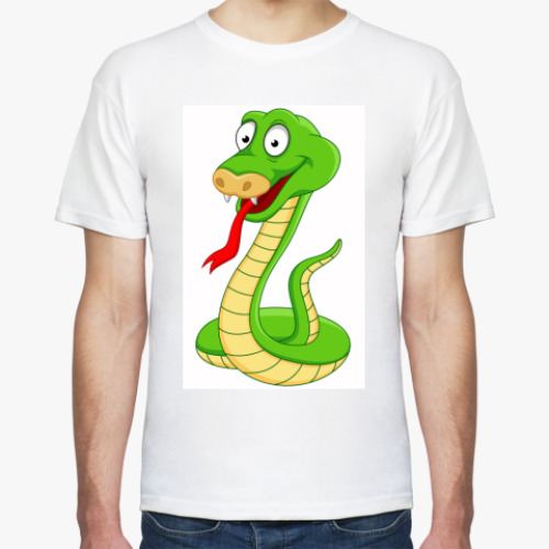 Футболка с принтом Змея