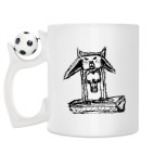 Кружка с футбольным мячиком