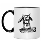 Кружка двухцветная