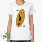 Женская футболка органик