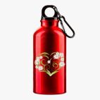 Металлическая бутылка 400 мл UV-DTF