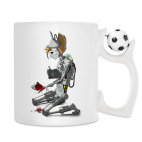 Кружка с футбольным мячиком