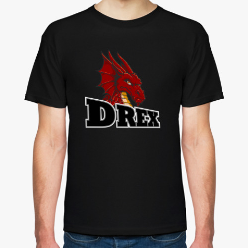 Футболка с принтом RED DRAGON REX