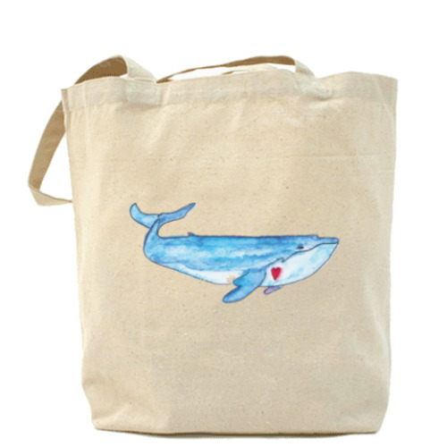 Сумка шоппер с принтом Кит