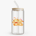 Банка с бамбуковой крышкой